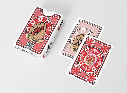 Nail Poker Red Deck