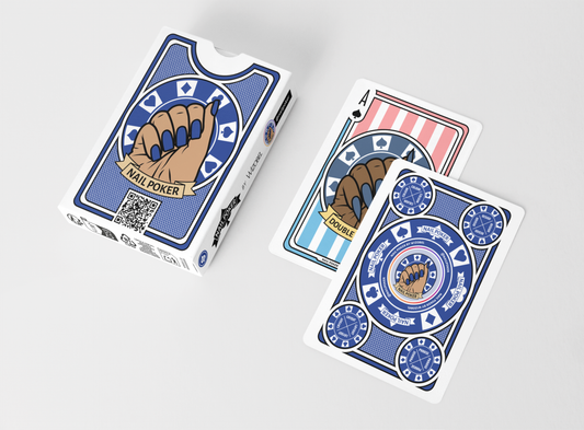 Nail Poker Blue Deck