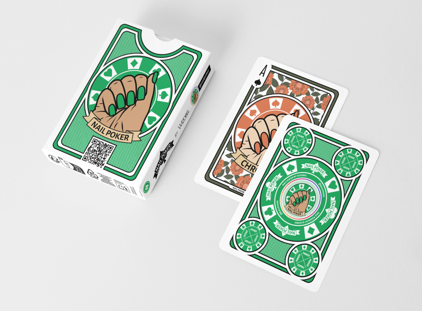 Nail Poker Green Deck