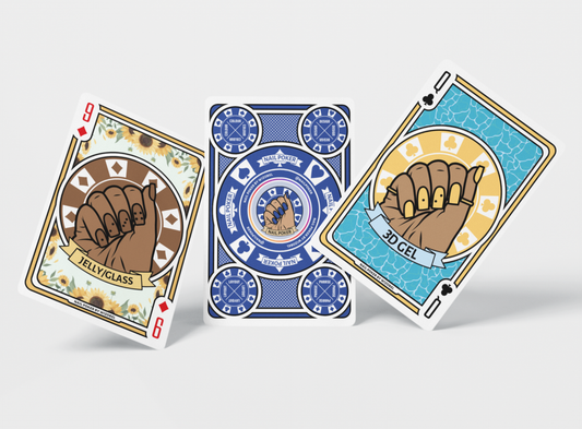Nail Poker Blue Deck