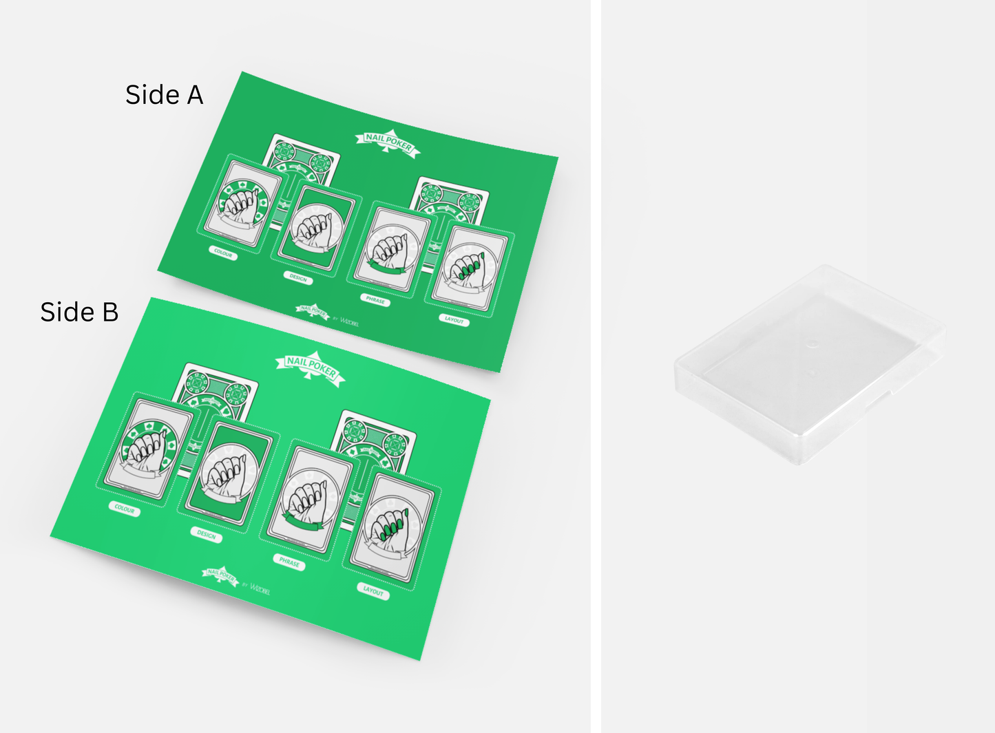 Nail Poker Green Deck