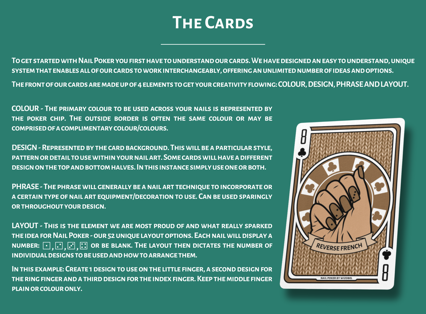 Nail Poker Christmas Deck