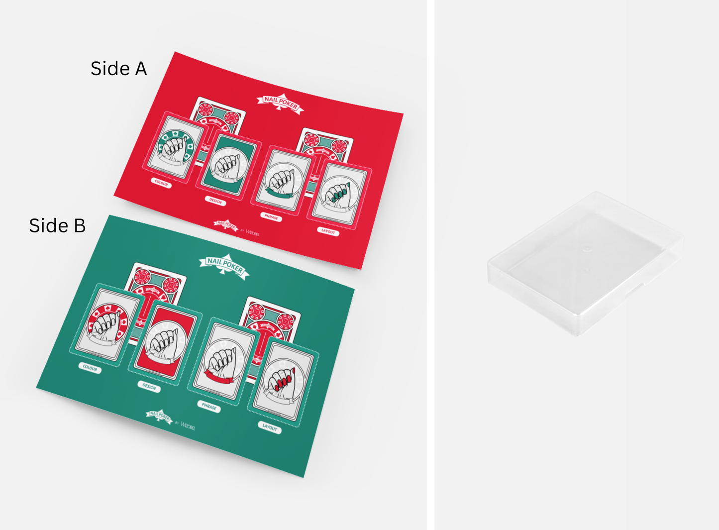 Nail Poker Christmas Deck