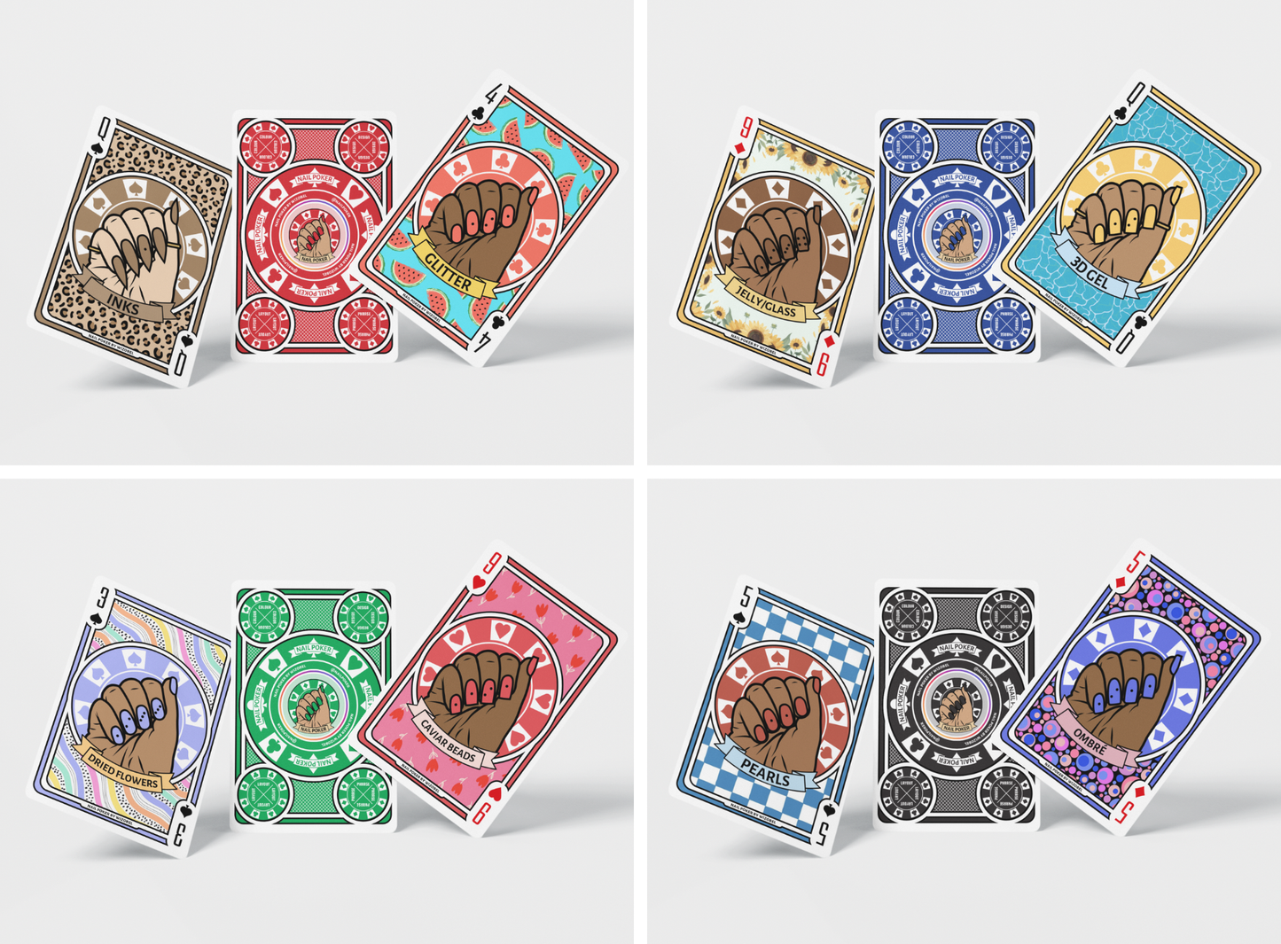 Full House Bundle incl. Special Edition Nail Poker Black Deck